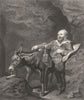 DON QUIXOTE. Sancho Panza-Landseer c1880 old antique vintage print picture