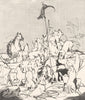HUNTING. The Otter Hunt-Landseer c1880 old antique vintage print picture