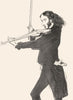 MUSIC. Nicolo Paganini-Landseer c1880 old antique vintage print picture