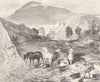 TRADITIONAL DRESS. Gipsy Camp-Landseer c1880 old antique vintage print picture