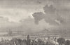 RACING. A Racecourse-Landseer c1880 old antique vintage print picture