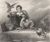 DOGS. Chieftain's Friends-Landseer c1880 old antique vintage print picture