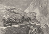 DEER. Drive of. Glen Orchay-Landseer c1880 old antique vintage print picture