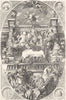 VENICE. Triumph of, Veronese(Ducal Palace ceiling) 1880 old antique print