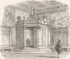 VENICE. Antechamber, Council of 10-Sala dei Capi 1880 old antique print