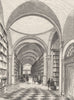 VENICE. 1 of MS rooms, Frari 1880 old antique vintage print picture