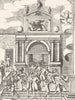 VENICE. Pay-day of workmen Arsenal 1880 old antique vintage print picture