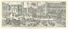 VENICE. St Mark's Place Doge, Sea ceremony nuptials 1880 old antique print