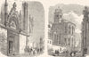 VENICE. Sta Maria Gloriosa dei Frari; Apse of Church 1880 old antique print