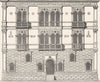 VENICE. Corner-Spinelli Palace, Grand Canal Lombardi 1880 old antique print