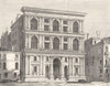 VENICE. Grimani Palace, Grand Canal-Sammicheli 1880 old antique print picture