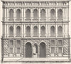 VENICE. Pesaro Palace, Grand Canal-Longhena 1880 old antique print picture