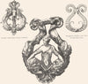 DOORS. Moro, Strada Remedio; Priuli, Sta Maria Nova 1880 old antique print