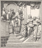 VENICE. Presenting Virgin, Temple, Toretti 1880 old antique print picture