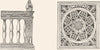 VENICE. Balustrade, Formella, Sta Maria dei Miracoli 1880 old antique print