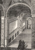 VENICE. Scala d' Oro, Ducal Palace-Vittoria 1880 old antique print picture