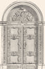 DUCAL PALACE. Door, Stanza Scudieri(Scala d'Oro) 1880 old antique print