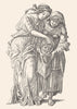 PORTRAITS. Judith By Andrea Mantegna 1880 old antique vintage print picture