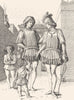 VENICE. Copy of Mantegna drawing-Padua 1880 old antique vintage print picture