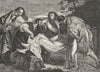RELIGIOUS. The Entombment-Titian 1880 old antique vintage print picture