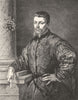 VENICE. Portrait-Jean de Calcar-Louvre 1880 old antique vintage print picture