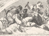 VENICE. Olympus-Veronese(Fresco, Villa Barbaro) 1880 old antique print picture