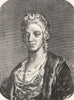 ARTISTS. Rosa-Alba Carriera(1671-1757) 1880 old antique vintage print picture