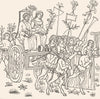 VENICE. Triumph Vertumnus & Pomona-Dream Poliphilo 1880 old antique print