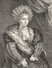 TITIAN. Isabella d'Este, Marquise Mantua, Manutius- 1880 old antique print