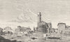 VENICE. Murano, glass making-Duomo & Grand Canal 1880 old antique print