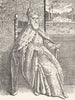 VENICE. Doge in State costume-Giacomo Franco, 1570 1880 old antique print