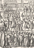 VENICE. Mountebanks music Piazzetta-after Franco 1880 old antique print