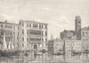 VENICE. Foscari & Giustiniani Palaces-Grand Canal 1880 old antique print