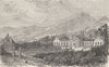 VENICE. Villa Barbaro, Asolo 1880 old antique vintage print picture