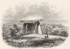 KENT. Kit's coty house, Aylesford  1845 old antique vintage print picture