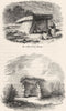 KENT. Kit's coty house;  1845 old antique vintage print picture
