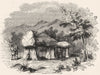 WALES. Cromlech, Plas Newydd, Anglesey 1845 old antique vintage print picture