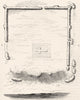 KENT. Plan of Richborough 1845 old antique vintage print picture