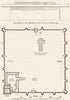 PORCHESTER CASTLE. Plan; platform, cross, Richborough 1845 old antique print