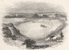 DORSET. Amphitheatre, Dorchester-SW 1845 old antique vintage print picture