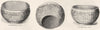 DECORATIVE. Bronze Patera View; ;  1845 old antique vintage print picture