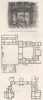 ROMAN VILLA. Woodchester; Gt Witcombe, Glos 1845 old antique print picture