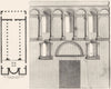 ROME. Grisogono; gate, Diocletian palace, Spalatro 1845 old antique print