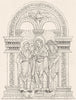 RELIGIOUS. St Aethelwold's Benedictional 1845 antique print picture