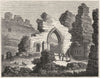 HASTINGS. St Mary's Chapel, ruins, Castle, Cliff 1845 old antique print