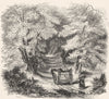 BUCKS. Burnham Beeches 1845 old antique vintage print picture
