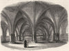 CHURCHES. St Faith's 1845 old antique vintage print picture