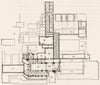 CHURCHES. Plan of Priory St Bartholomew 1845 old antique vintage print picture