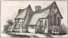KENT. Preceptory, Swingfield 1845 old antique vintage print picture