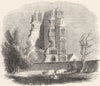 KENT. Ruins, Augustine Monastery, Canterbury 1845 old antique print picture